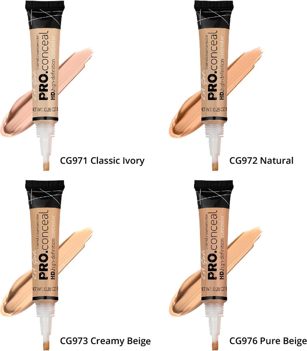LA Girl - HD PRO Concealer - Natural - Afbeelding 4