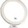 Gérard Brinard Zuignapspiegel Verlichte Make Up Spiegel LED 7x Vergroting Ø17cm Spiegels