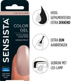 Sensista Color Gel I Like You A Latte - Nude