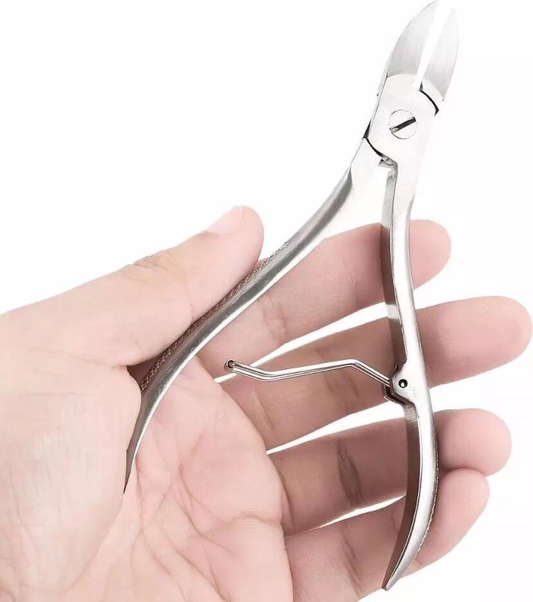 Nagelknipper: Nageltang Hefboom (gebogen)