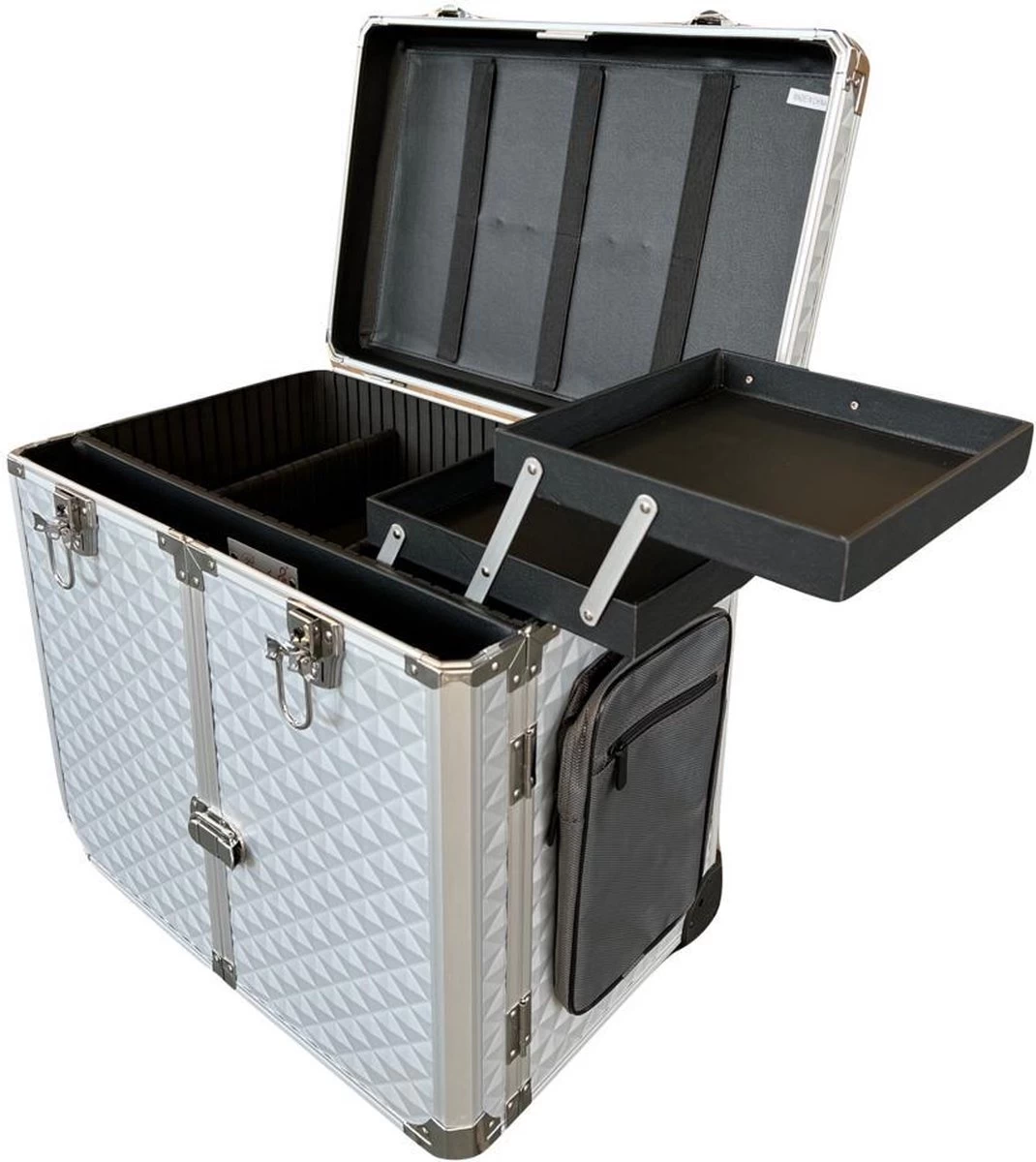 Pedicure Koffer/trolley - Professional Pedicure Case - Zilver Disco