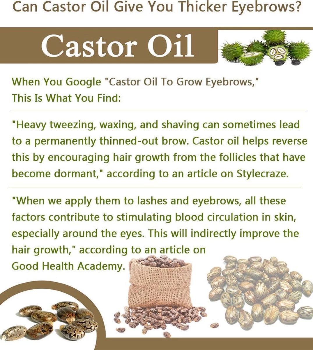 Your Beauty Tree ® Wimper Serum Met Echte Castor Olie |100% Natuurlijke Wimpergroei| Castor Oil Eyelash Serum|Wonder Olie | Wimper Groei | Wenkbrauw Serum | Lash Serum | Wimper Groeimiddel - Afbeelding 3