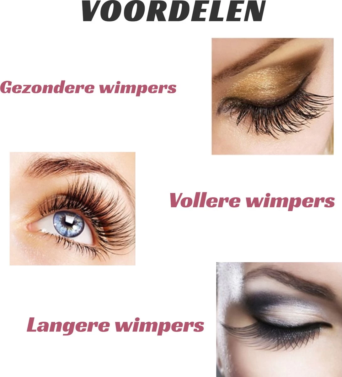 Wimperserum | Lange En Volle Wimpers | Wimpergroei | Vitamine E | Perfect Lashes - Afbeelding 2