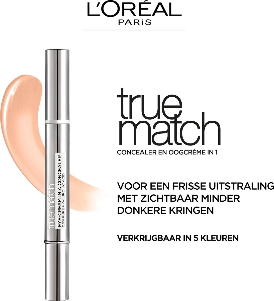 L’Oréal Paris True Match Touche Magique Concealer - N3-5 Natural Beige - Afbeelding 7