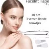 Face Lift Tape - Facelift Zonder Chirurgie - Instant Eyes, Face And Neck Lift - 40 Stuks - Transparent