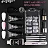 POLYGEL KIT – Polygel Kit - Poly Gel Nagels - Nagelverlenging -3 Kleuren - Starter Kit - 15 Delig - Nagelknipper - Nagelvijl - Starterset Voor Acrylgel - Acryl