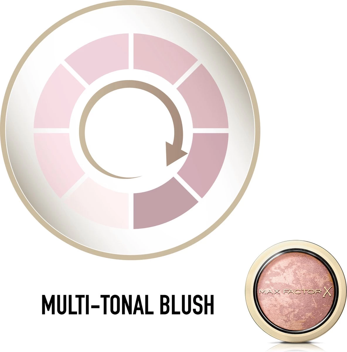 Max Factor Creme Puff Blush - 010 Nude Mauve - Afbeelding 4