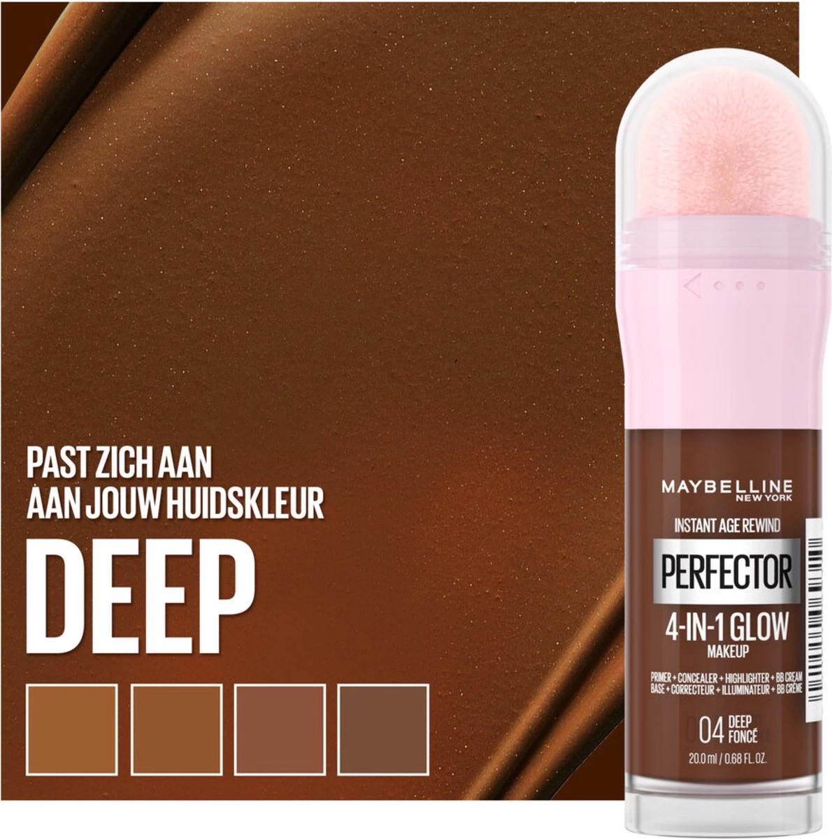 Maybelline New York - Instant Anti-Age Perfector 4-in-1 Glow - Deep - Primer, Concealer, Highlighter En BB-Cream In één - 20 Ml - Afbeelding 3