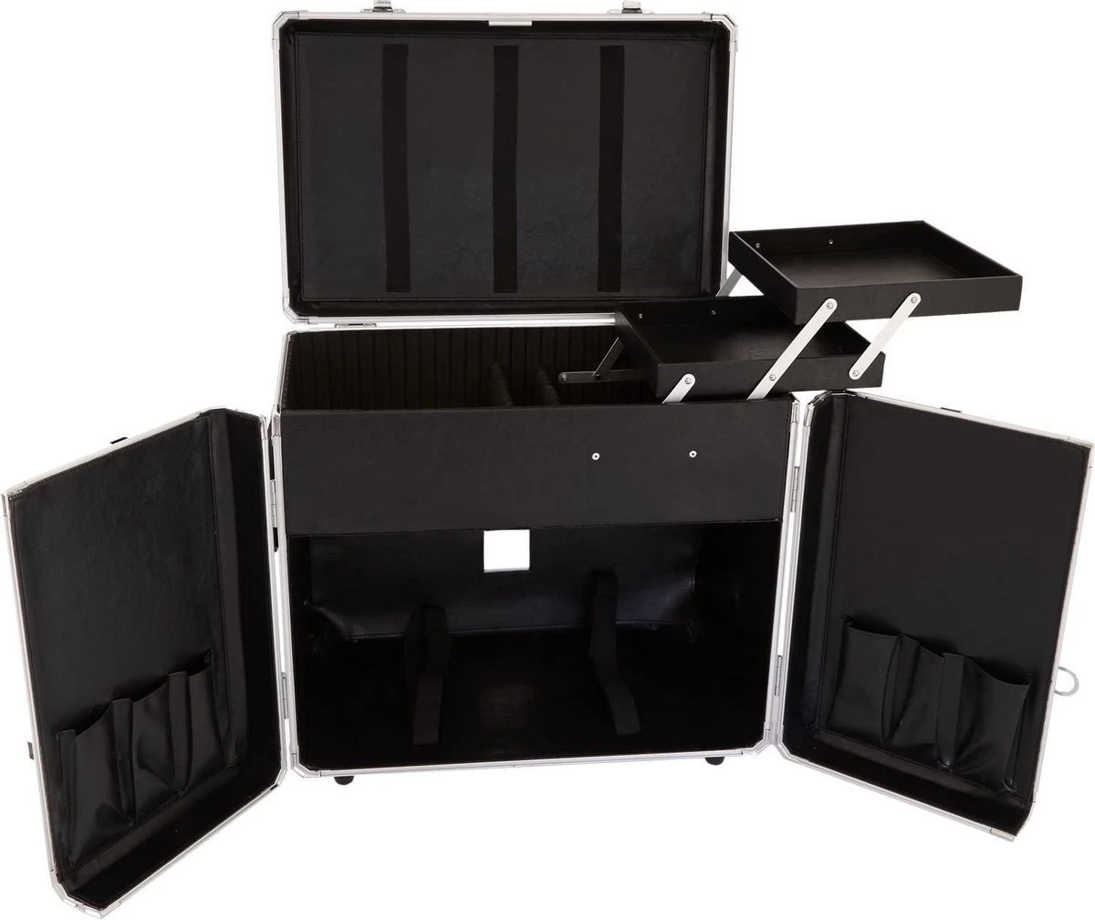 Pedicure Koffer/trolley - Professional Pedicure Case - Zwart - Pedicurekoffer - Afbeelding 2