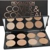 Makeup Revolution Cover & Conceal Cream Palette - Light