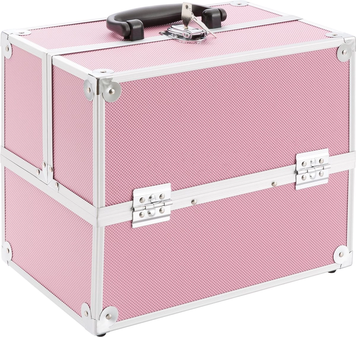 AREBOS Cosmeticakoffer Beauty Case Multikoffer 15 L Roze