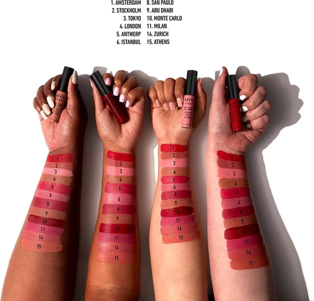 NYX Professional Makeup Soft Matte Lip Cream - Istanbul SMLC06 - Lippenstift - Afbeelding 4