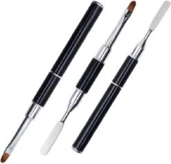 Polygel Kit - 2 In 1 Nail Art Kwastje Voor Nagels - Nagel Art Penseel - Polygel Nageltool