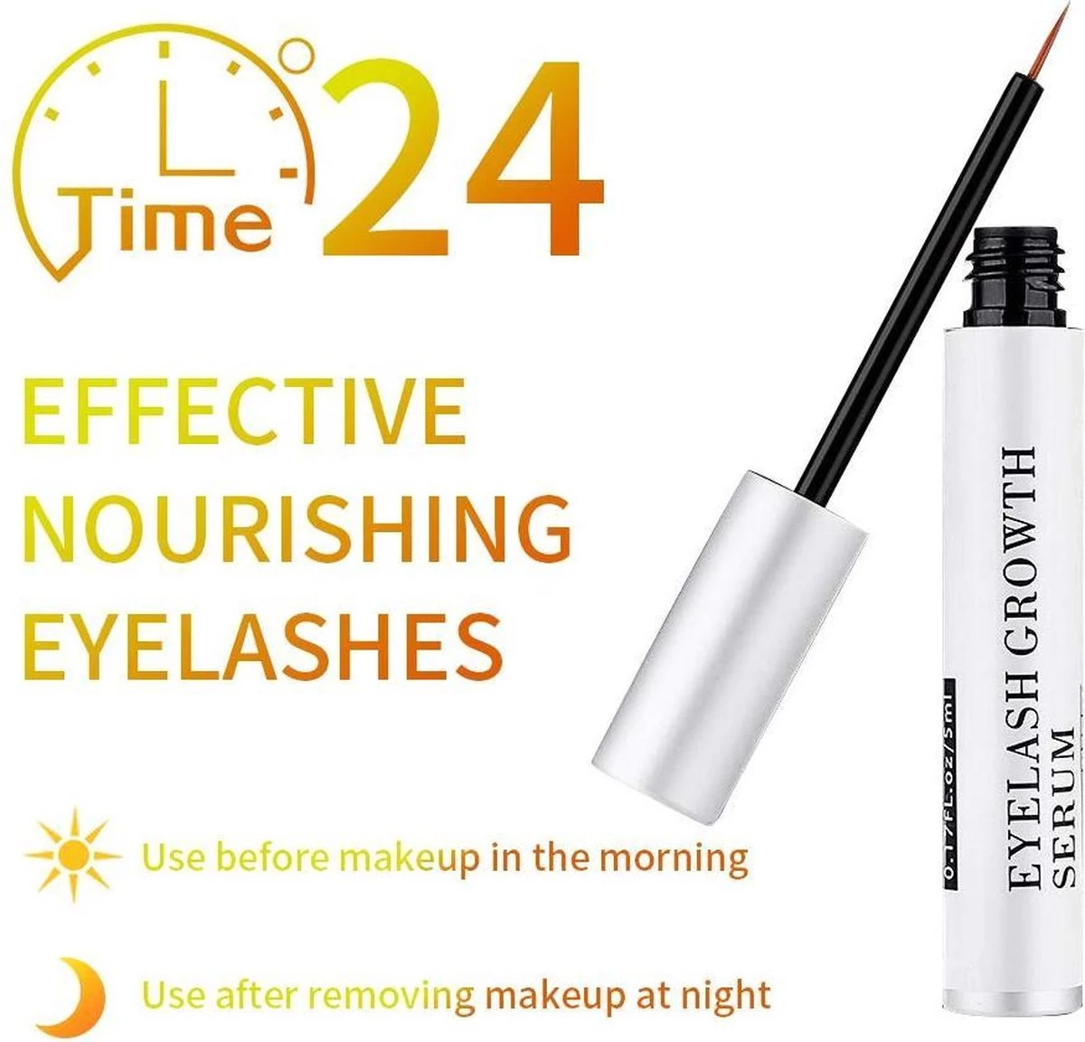 Simia™ Eyelash Growth Wimperserum - Verzorgende Conditioner - Wimpergroei - Volle Wimpers - Geschikt Voor Gevoelige Ogen - 5 Ml - Afbeelding 3