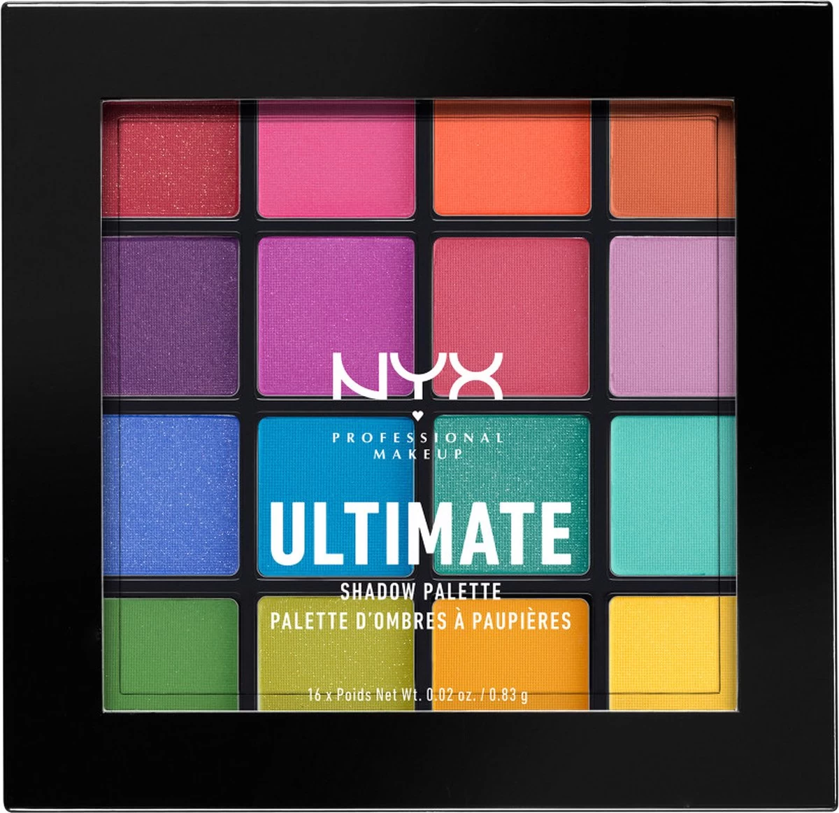 NYX Professional Makeup Ultimate Shadow Palette - Brights USP04 - Oogschaduw Palet - Afbeelding 7