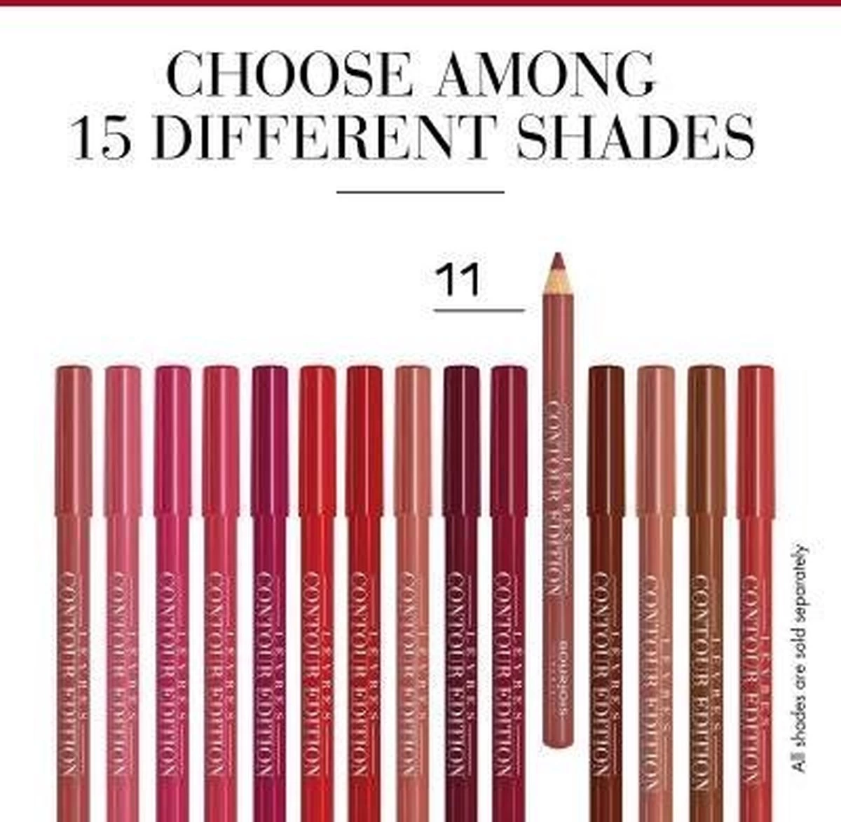 Bourjois - Levres Contour Edition Lip Liner Contour Lip Pencil 1,14 G 11 Funky Brown - - Afbeelding 5