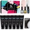 Gelnagels Set MEGA PACK + Nagel Vijl | Gellak Starterspakket | Polygel Kit | Nepnagels | Gellak Set | Nail Art Pakket | UV Gel | Manicure Set | Gel Nagellak Nagel Decoratie | UV Lamp | Starterspakket | Nail Care | Nagelstad