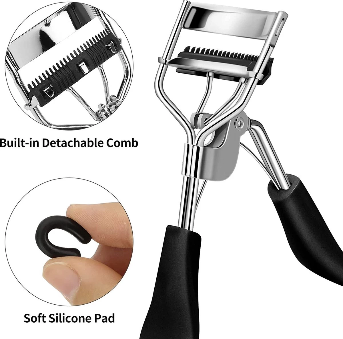 BOTC Professionele Wimperkruller / Wimperkrultang -kleurig - Wimperlifting - Persoonlijke Verzorging - Beauty - Make-up - Afbeelding 2