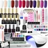 Royala Gellak D5pl Starterspakket + Inclusief UV Lamp + Met 13 Verschillende Gellak Kleuren - Ballerina Tips - Gellak Lamp – Nail Wipes - Cleanser - Nail Art - Gellac Set - Alle Benodigdheden In Eén - Uitgebreid 75-Delig Pakket
