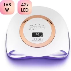 Eldur® Nageldroger - Nagellamp 168W - Gelnagels UV Lamp Nagels - Gellak Lamp