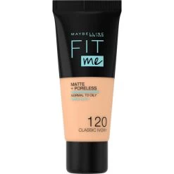 Maybelline Fit Me Matte & Poreless Foundation - 120 Classic Ivory