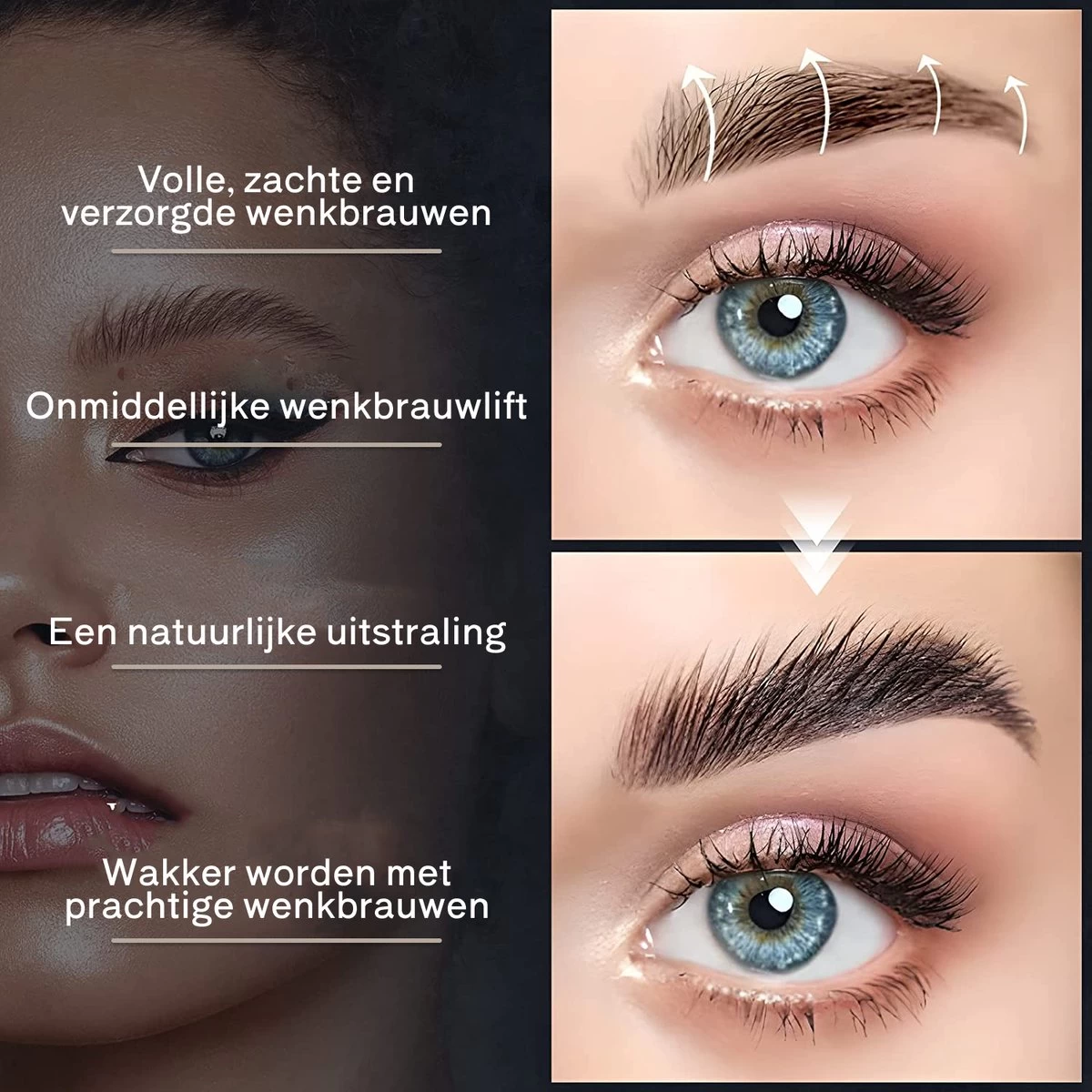 BluGo Brow Lamination Kit - Lash Lift - Wenkbrauwgel - Wimperlifting Set - Brow Soap - Eyelash Lift - Wimperverf - Brow Gel - Starterkit - Afbeelding 2