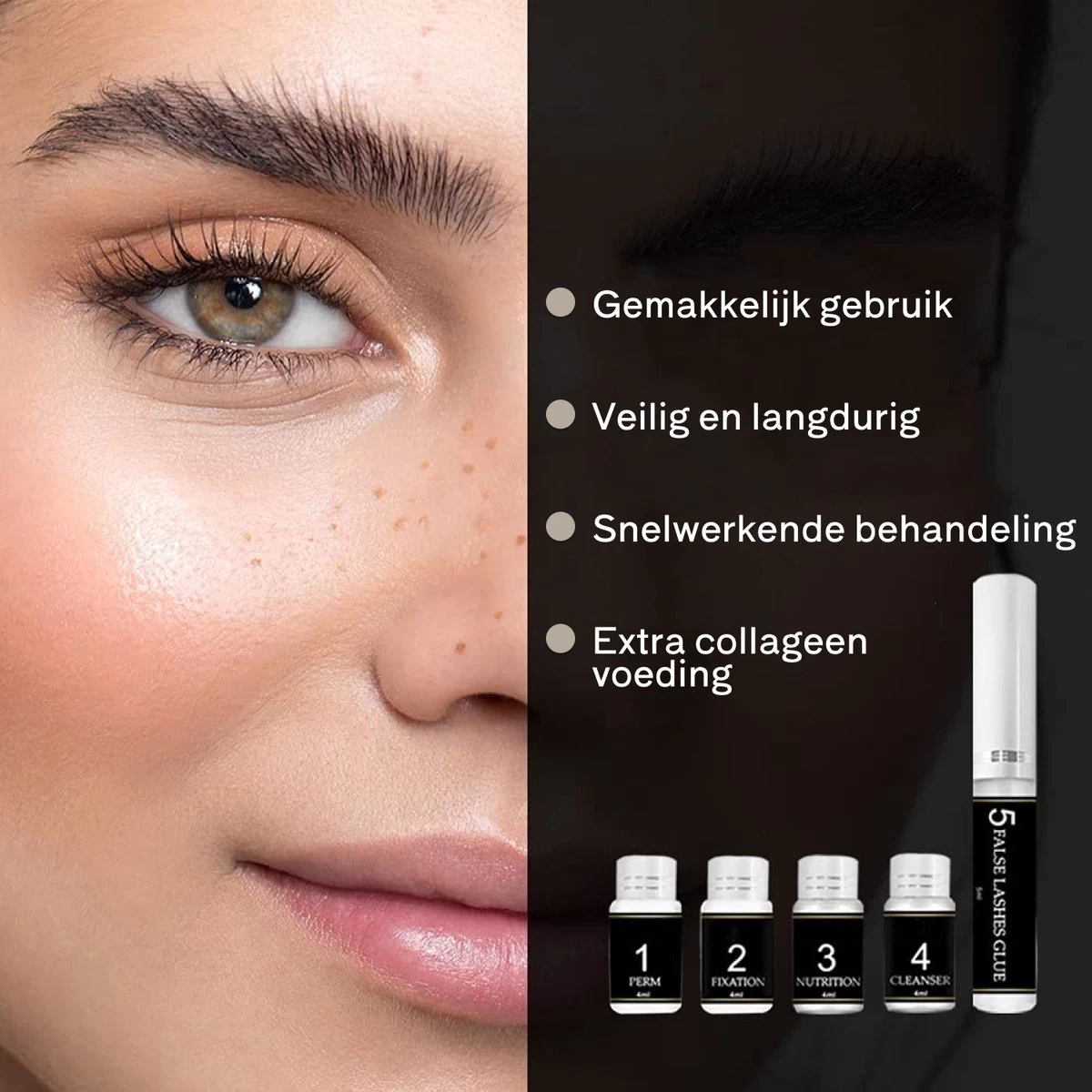 BluGo Brow Lamination Kit - Lash Lift - Wenkbrauwgel - Wimperlifting Set - Brow Soap - Eyelash Lift - Wimperverf - Brow Gel - Starterkit - Afbeelding 4
