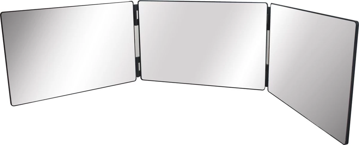 Merkloos Multi Mirror - Make-up Spiegel - Thuis Kapper Spiegel - Self Cut Spiegel - 360 - Hangend
