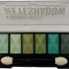 D'Donna - Oogschaduw Palette - Space Verde - Met Lange Applicator - 8 Kleuren: Wit / Groen / Zwart - 1 Doosje Met 10 Gram Inhoud
