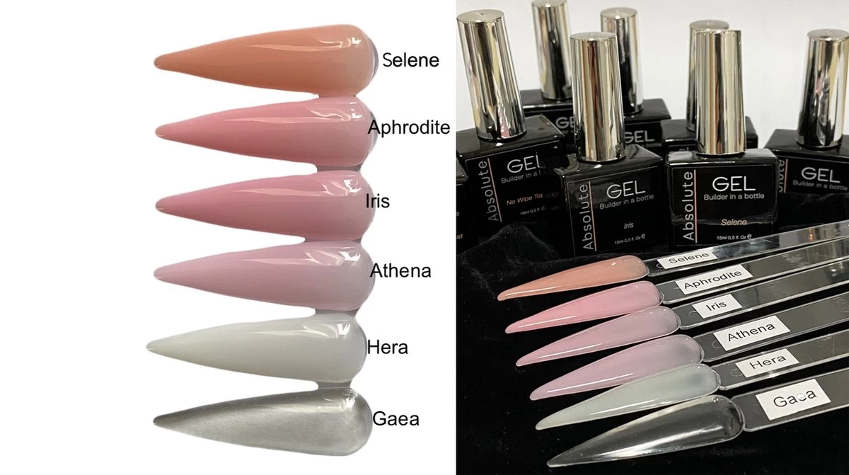 Gellex - Absolute Builder Gel In A Bottle - Aphrodite 15ml - Gellak -Gel Nagels - Afbeelding 3