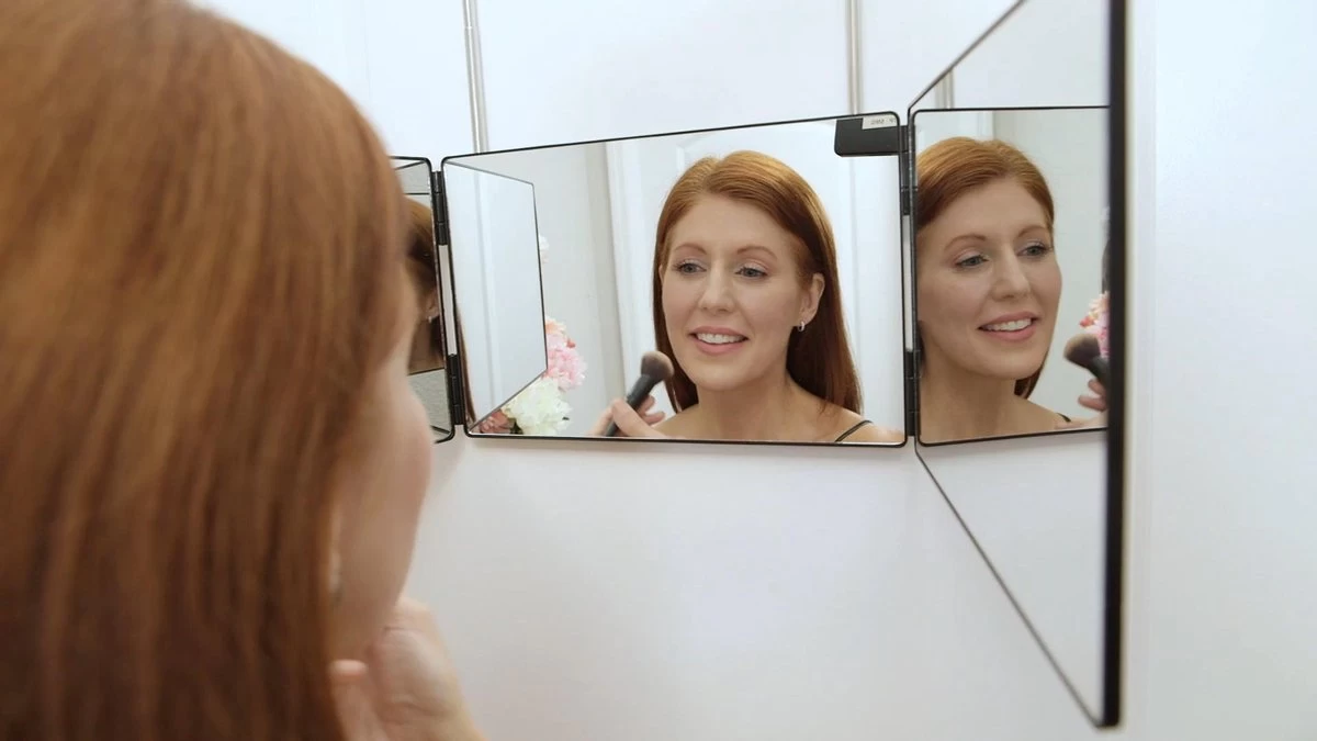 Merkloos Multi Mirror - Make-up Spiegel - Thuis Kapper Spiegel - Self Cut Spiegel - 360 - Hangend - Afbeelding 4