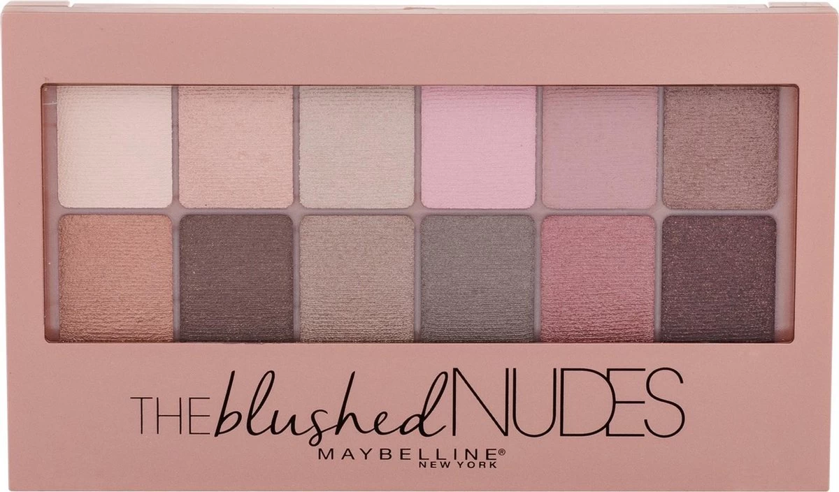 Maybelline The Blushed Nudes OogschaduwPalette - 12 Roze Nude Tinten - Afbeelding 14