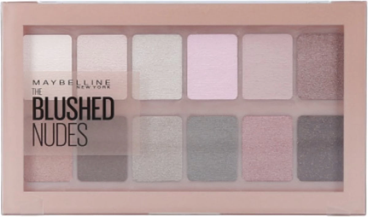 Maybelline The Blushed Nudes OogschaduwPalette - 12 Roze Nude Tinten - Afbeelding 16