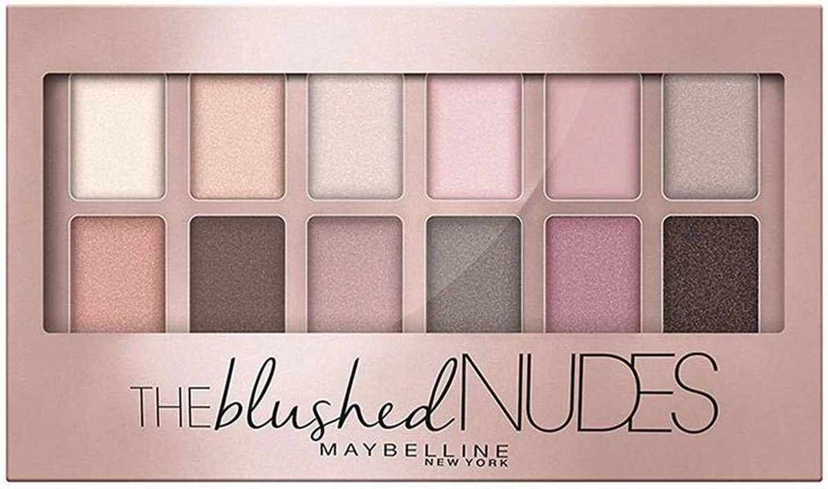 Maybelline The Blushed Nudes OogschaduwPalette - 12 Roze Nude Tinten - Afbeelding 12