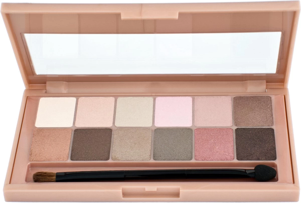 Maybelline The Blushed Nudes OogschaduwPalette - 12 Roze Nude Tinten - Afbeelding 10