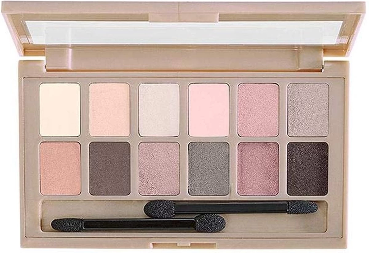 Maybelline The Blushed Nudes OogschaduwPalette - 12 Roze Nude Tinten - Afbeelding 13