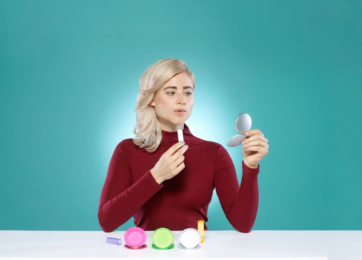 Merkloos Make-up Spiegeltje - Mini Zakspiegeltje Voor In De Handtas - Zwart - Gratis Verzonden - Afbeelding 2