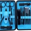 XYZ Goods - Manicure En Pedicure Set - 18 Delige-set Inclusief Nagelknipper In Nette Lederen Opberg Etui