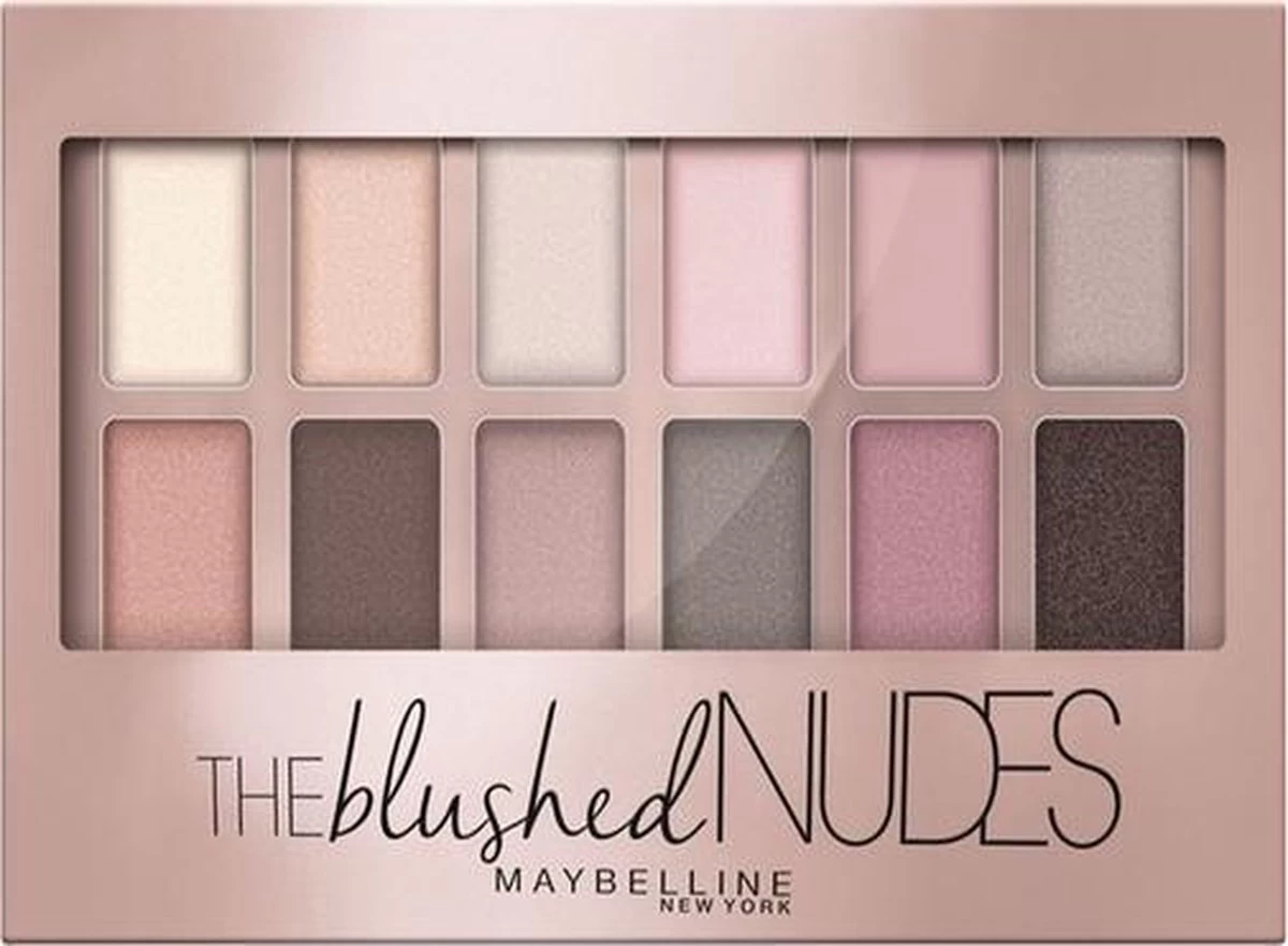 Maybelline The Blushed Nudes OogschaduwPalette - 12 Roze Nude Tinten - Afbeelding 17