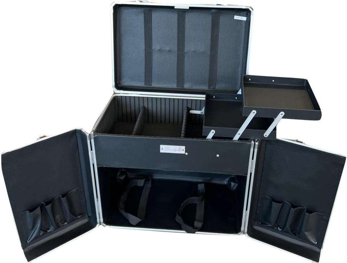 Pedicure Koffer/trolley - Professional Pedicure Case - Zilver Disco - Afbeelding 4