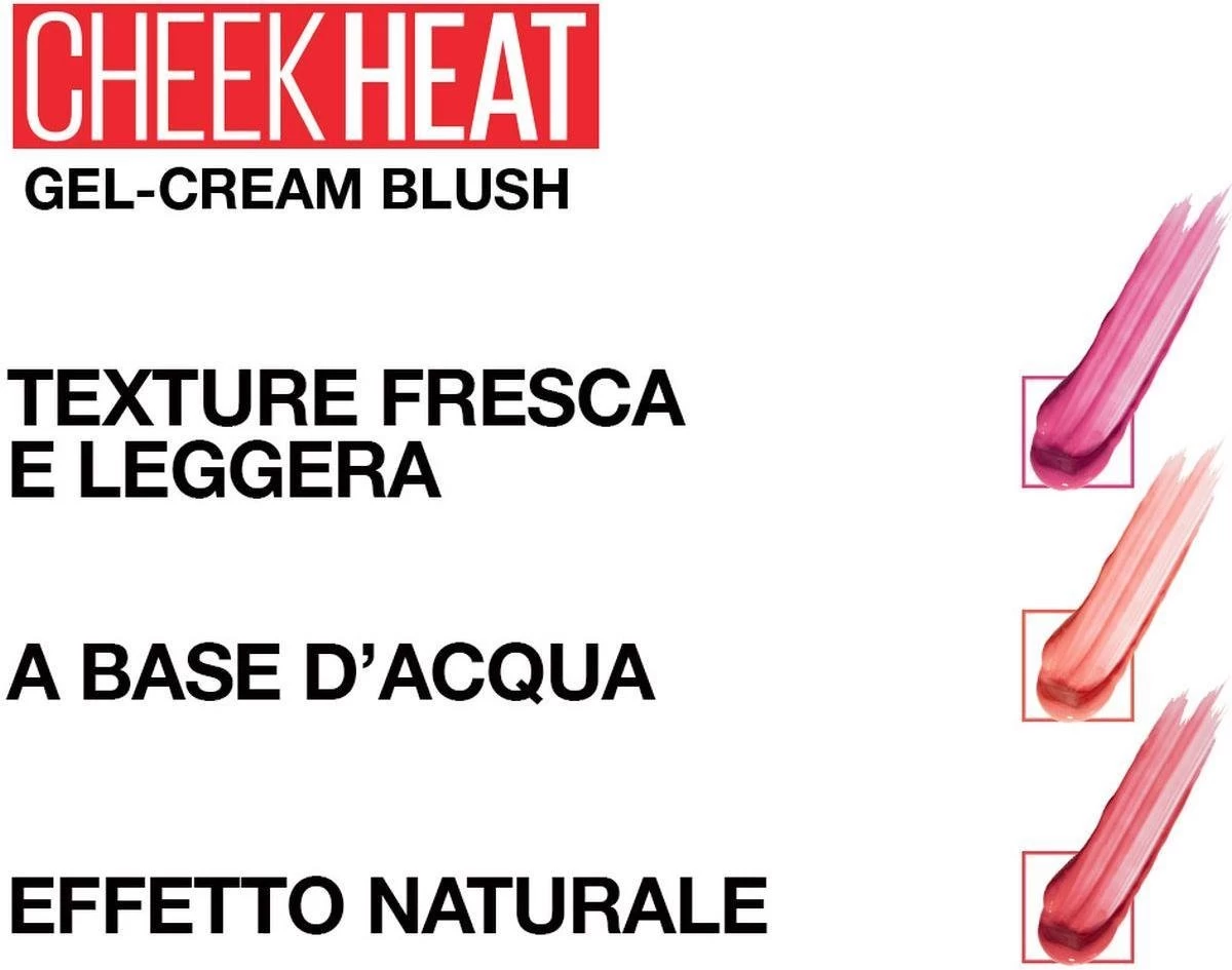 Maybelline Cheek Heat Blush 15 Nude Burn 15 G Crème - Afbeelding 5