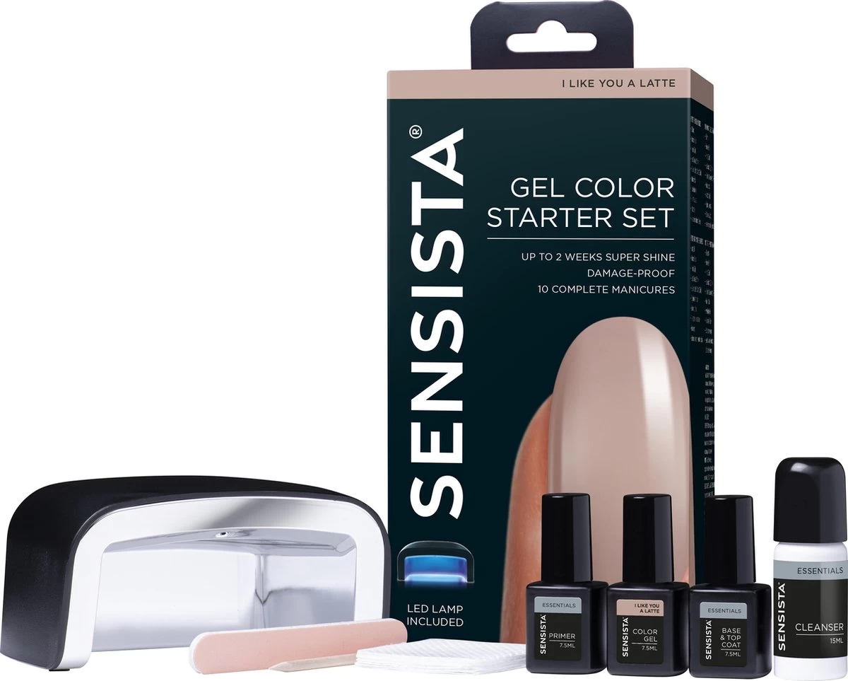 Sensista Gel Color Starter Set I Like You A Latte - Nude - Afbeelding 5