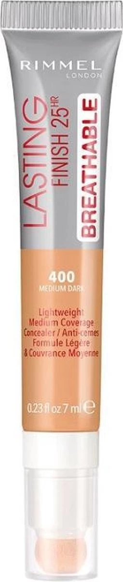 Rimmel London Rimmel Lasting Finish Breathable - 400 Natural Beige - Concealer - Afbeelding 5