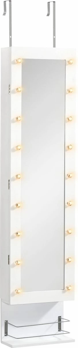 HOMCOM Sieradenkast Met Verlichting 831-326
