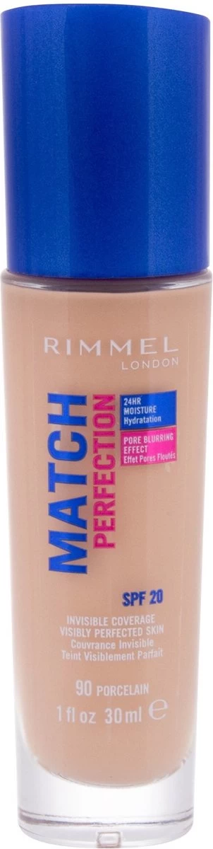 Rimmel London Match Perfection Foundation 090 Porcelain - Afbeelding 10