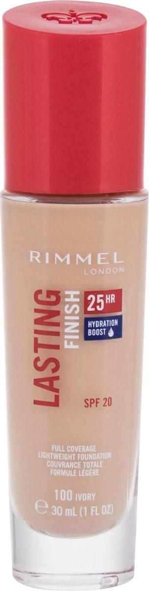 Rimmel London Lasting Finish Foundation - 100 Ivory - Afbeelding 10