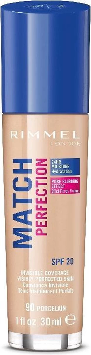 Rimmel London Match Perfection Foundation 090 Porcelain - Afbeelding 9