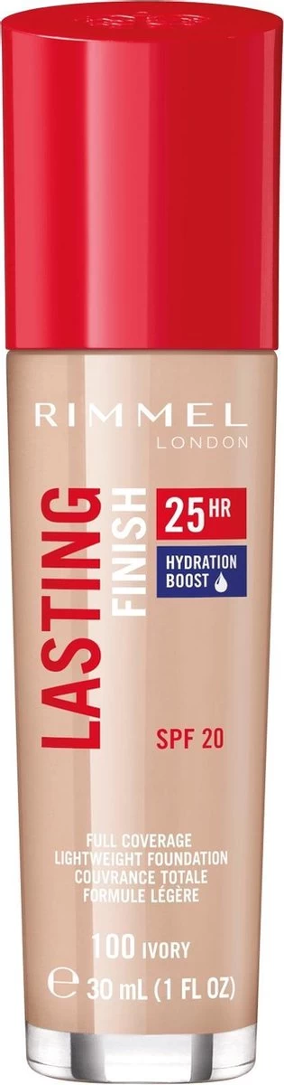 Rimmel London Lasting Finish Foundation - 100 Ivory - Afbeelding 11