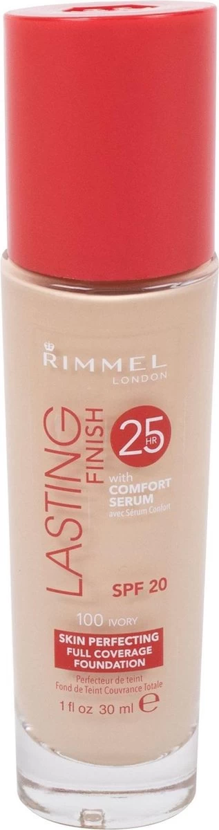 Rimmel London Lasting Finish Foundation - 100 Ivory - Afbeelding 9