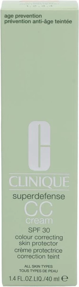 Clinique Superdefense CC Cream SPF30 - 04 Medium - CC Cream - 40 Ml - Afbeelding 3
